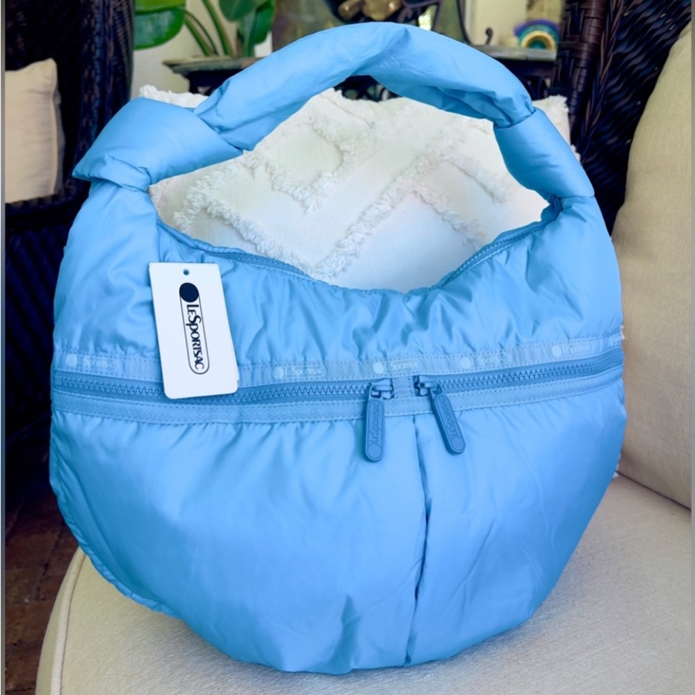 LESPORTSAC HOBO SHOULDER nylon bag blue